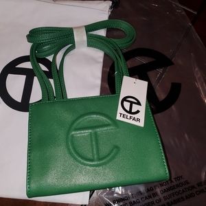 Telfar Leaf mini shopping bag